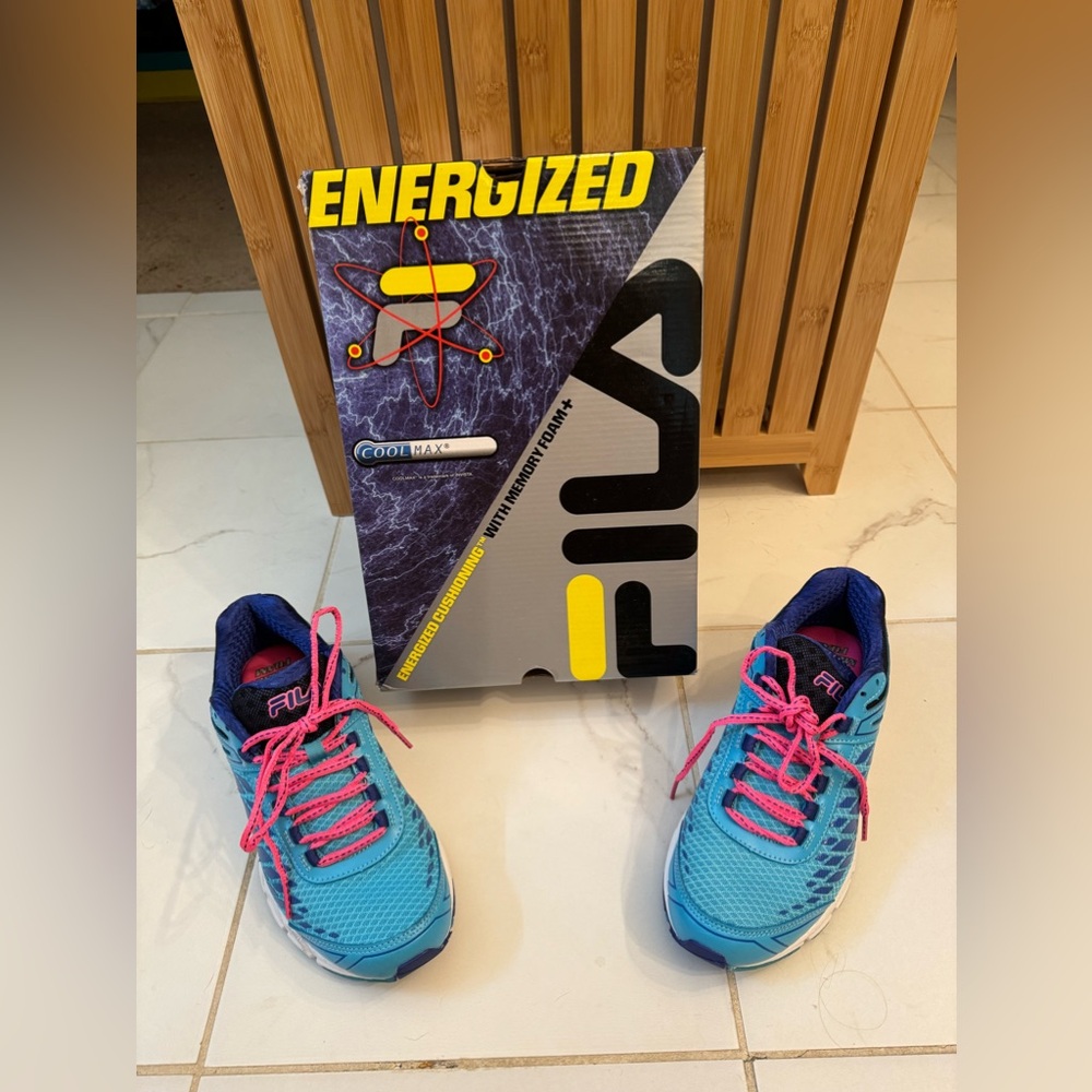 Fila Dashtech Energized Memory Foam Coolmax+ Runn… - image 1